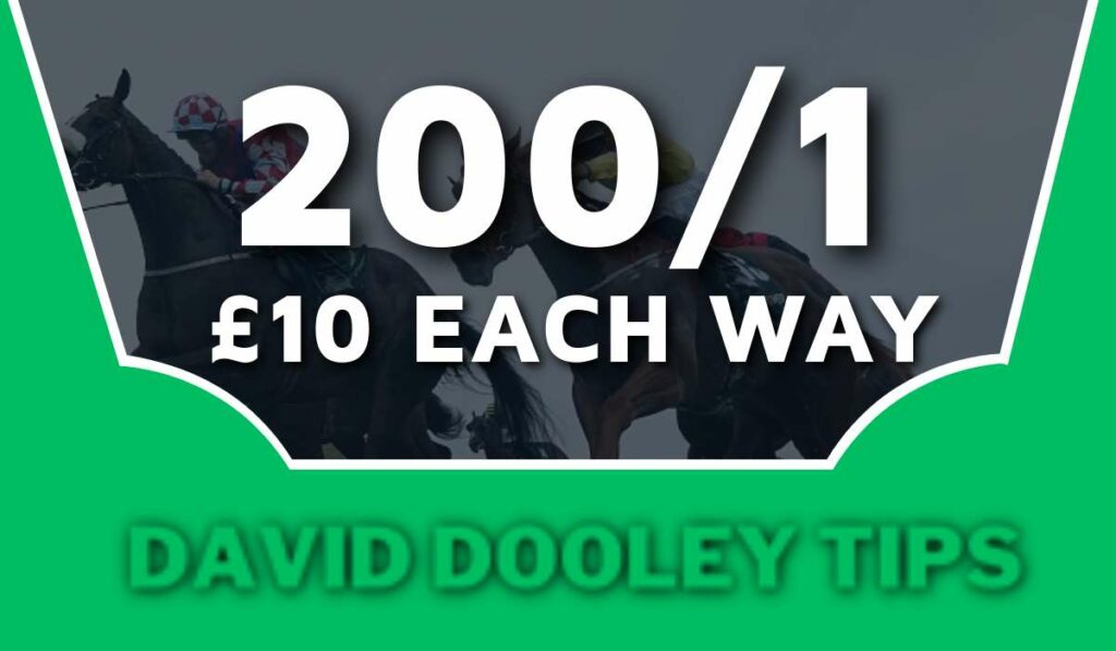 £10 each way at 200/1